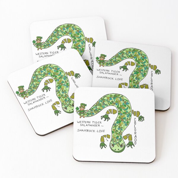 Item preview, Colorado - Tiger Salamander - Shamrock Love - State Symbols designed and sold by Colleen Macomber.