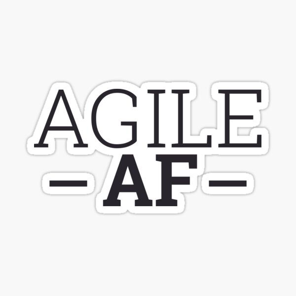 Item preview, "Agile AF | "Scrum Master"" designed and sold by MPSX-Designs.