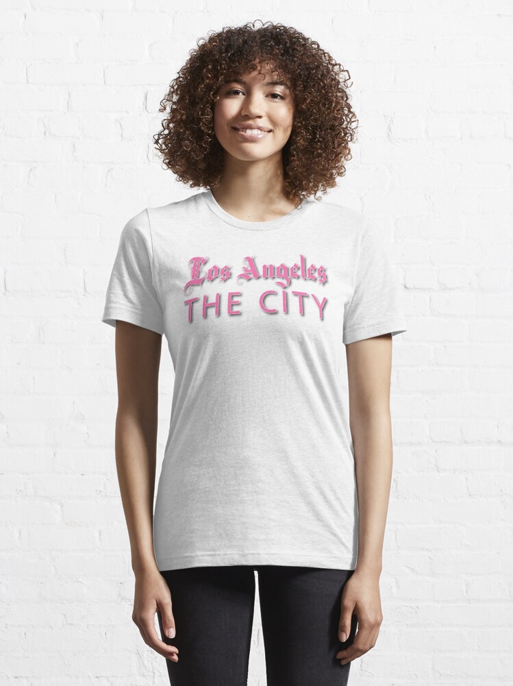 LOS ANGELES LIGHT PINK PRINT T SHIRT BUY ONLINE 