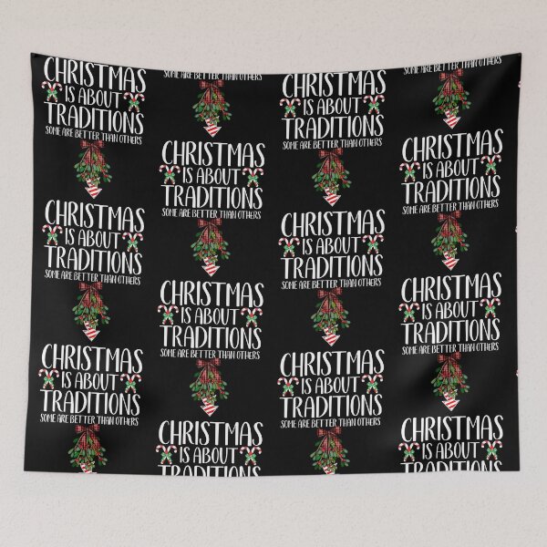 Item preview, Funny Kissing Under the Mistletoe Christmas Traditions designed and sold by CharJens.