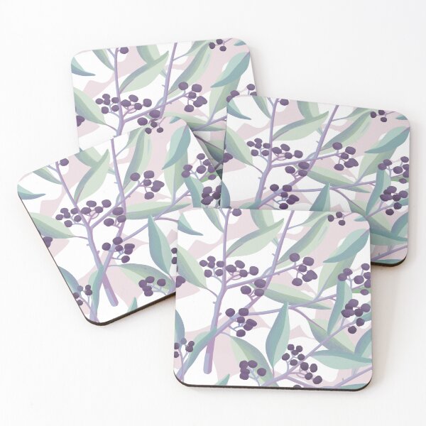 Item preview, Blue berries pattern violet designed and sold by FlaminiaBasso.