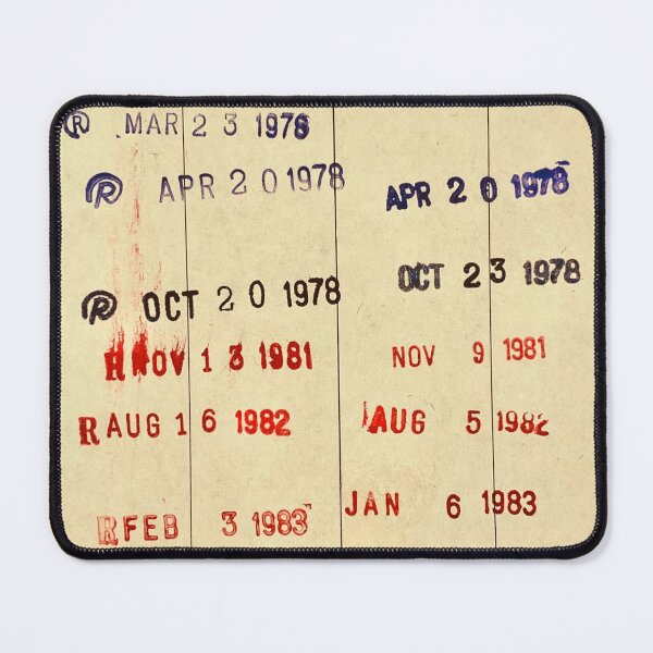 Item preview, Vintage Library Date Due Book Slip designed and sold by ThsModernWords.