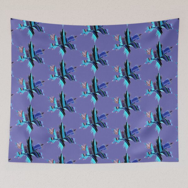 Item preview, Whimsical Blue lavender Star by Iritof designed and sold by iritof.