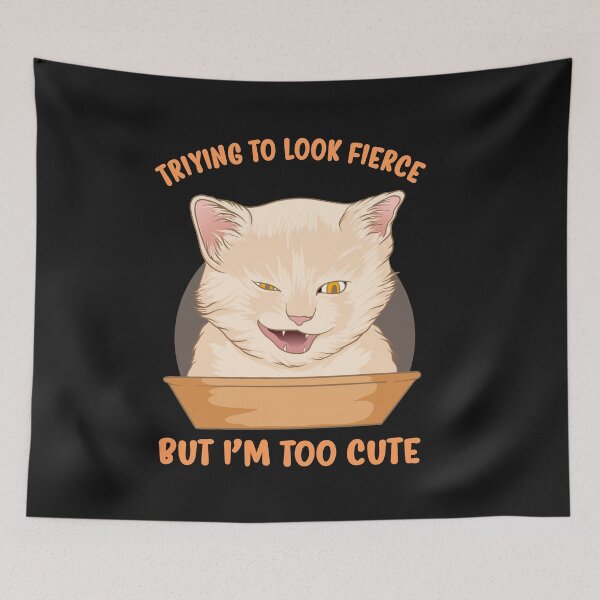Item preview, Funny cat quote, adorable, kawaii kato designed and sold by DearSunny.