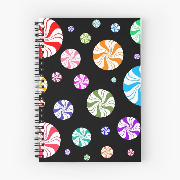 Item preview, Colorful Rainbow Round Peppermint Holiday Pattern designed and sold by Deborah Camp.