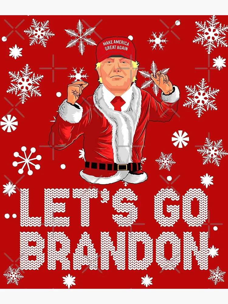  Funny Confused Biden Trump Christmas Wrapping Paper for Gifts -  Make America Great Again - Let's Go Brandon Pro, 24in x 60in : Health &  Household