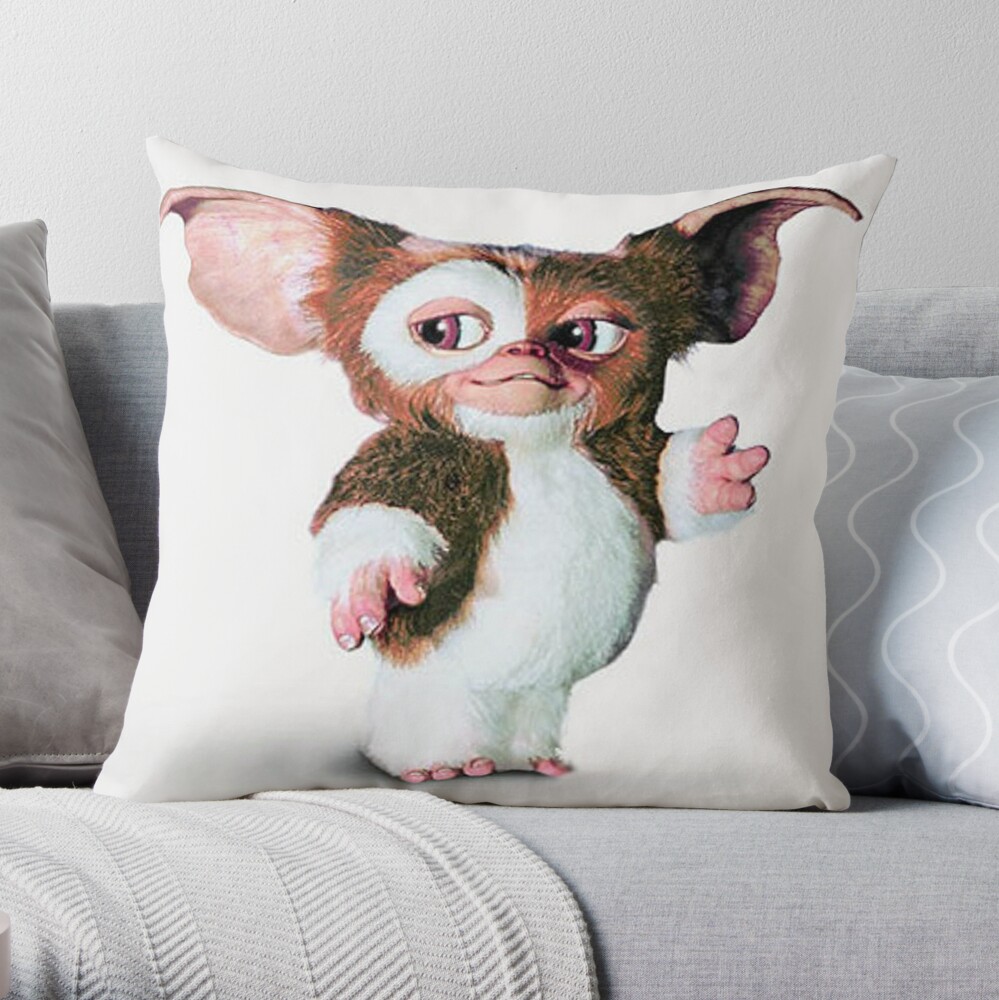 crotch gremlin (no lines) | Throw Pillow