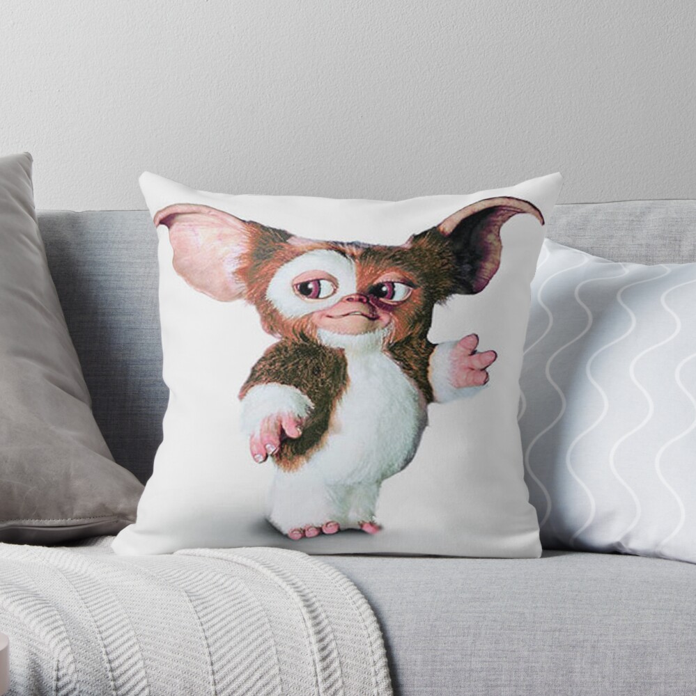 Gremlins Gizmo The Mogwai Throw Pillow By I Am 2 D Redbubble