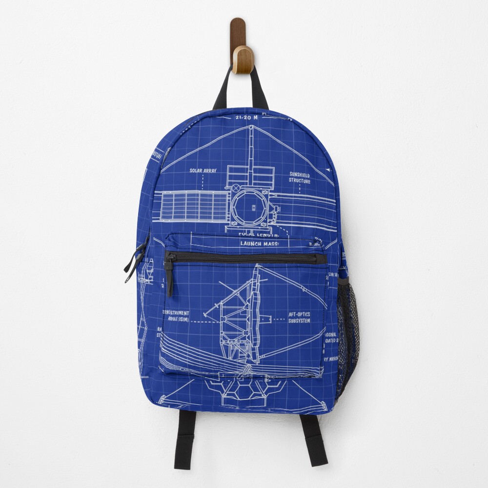 James Webb Space Telescope (Blueprint. Vertical) Backpack