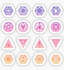 Sacred Geometry Sticker Sheet Sticker