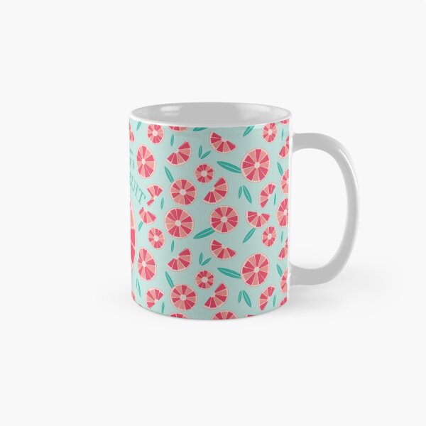 Item preview, Cute pink and blue grapefruit pattern designed and sold by DESIGNNATS.