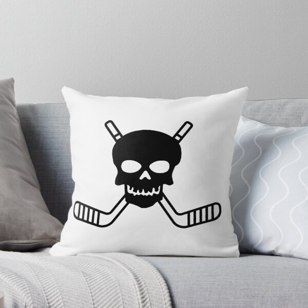 Artikelvorschau, Totenkopf und gekreuzte Hockeyschläger entworfen und verkauft von HOCKEYBUBBLE.