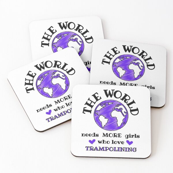 Item preview, The world needs more girls who love trampolining designed and sold by TheGreenGoat.