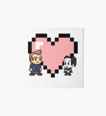 Community - Jeff and Annie 8-bit (style B) Art Board