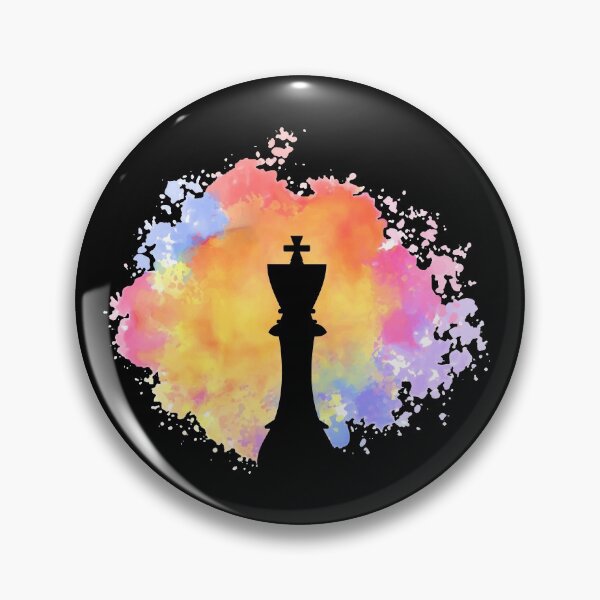Item preview, Chess King Pastel Black designed and sold by ChessMadness.