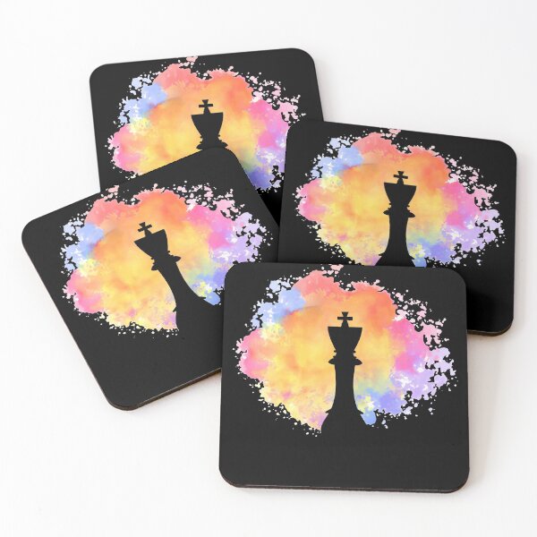 Item preview, Chess King Pastel Black designed and sold by ChessMadness.