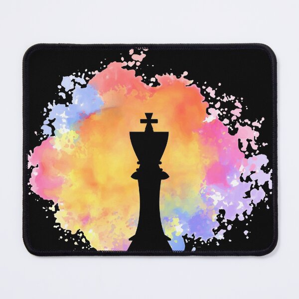 Item preview, Chess King Pastel Black designed and sold by ChessMadness.