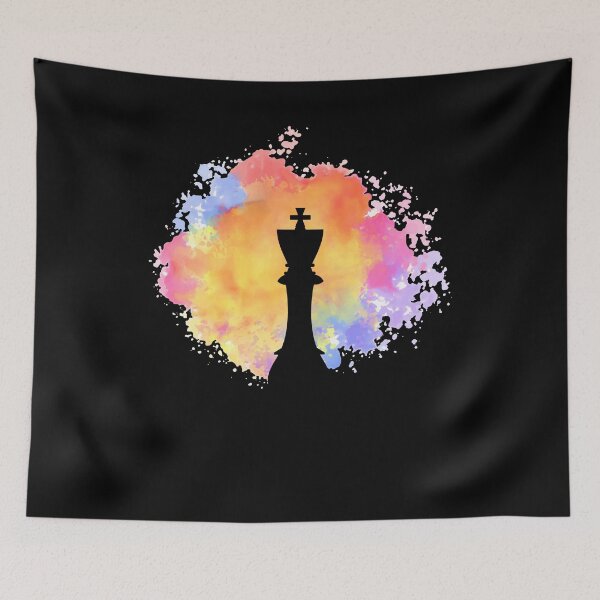 Item preview, Chess King Pastel Black designed and sold by ChessMadness.