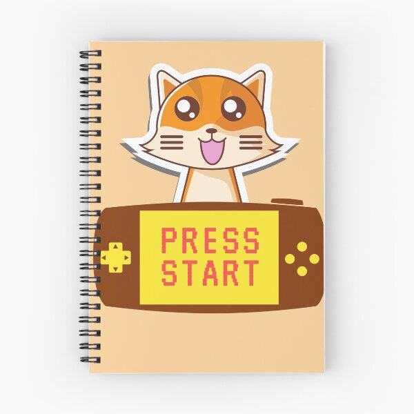 Item preview, Press Start designed and sold by Lovely-Cat-Shop.