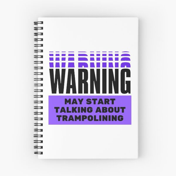 Item preview, Warning: May start talking about trampolining   designed and sold by TheGreenGoat.