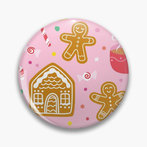 Item preview, Gingerbread Sweets and Treats - Pink designed and sold by Lizzie Scott.