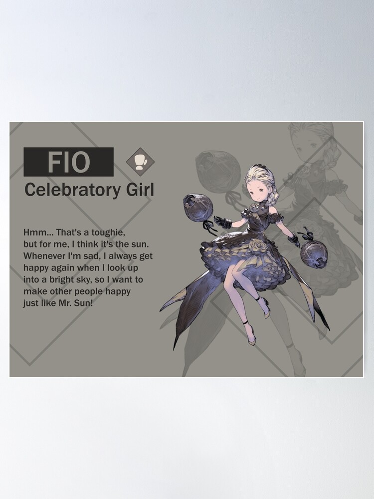 Fio - Simulacrum Girl (Nier Reincarnation) Poster by VelvetZone