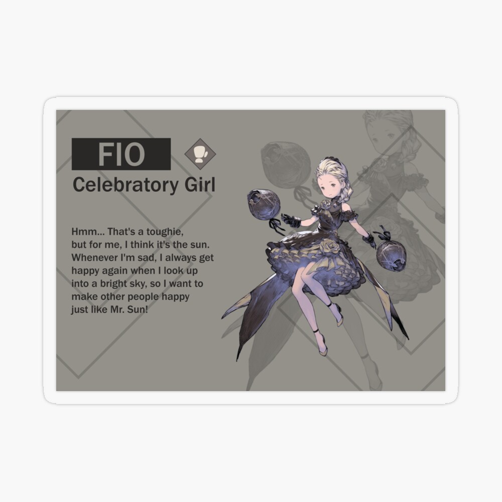 Fio - Simulacrum Girl (Nier Reincarnation) Poster by VelvetZone