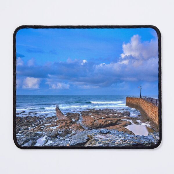 Item preview, Sunrise over Porthleven Beach and jetty, Cornwall designed and sold by VnGphoto.