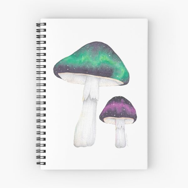 Item preview, Northern Lights Mushrooms (Transparent Background) designed and sold by Julia Manstan.