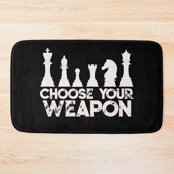 Item preview, Chess Choose Your Weapon - Chess Lover designed and sold by ChessMadness.