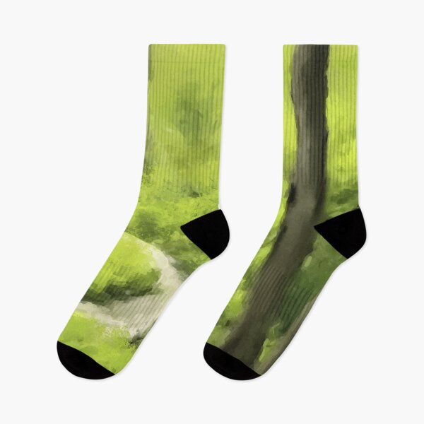 Item preview, Beautiful Watercolor Greenery Landscape designed and sold by Vector Scout Lab.