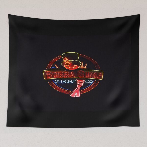 Item preview, Bubba Gump Shrimp Co. neon sign designed and sold by David Lee Thompson.