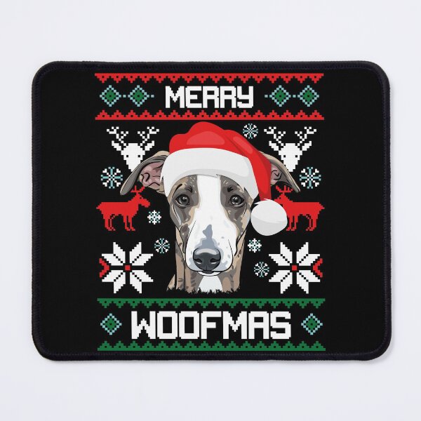 Item preview, Greyhound Merry Woofmas Christmas Dog Gift designed and sold by CR Media.