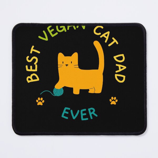 Item preview, Best Vegan Cat Dad Ever designed and sold by Naked-Alien.