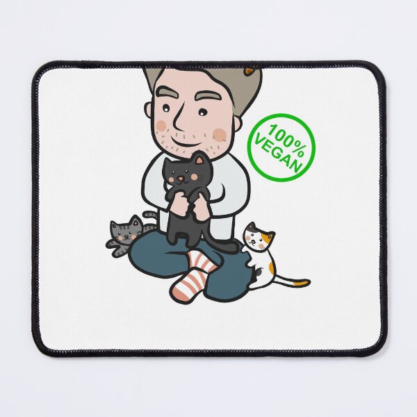 Item preview, Best Vegan Cat Dad Ever designed and sold by Naked-Alien.