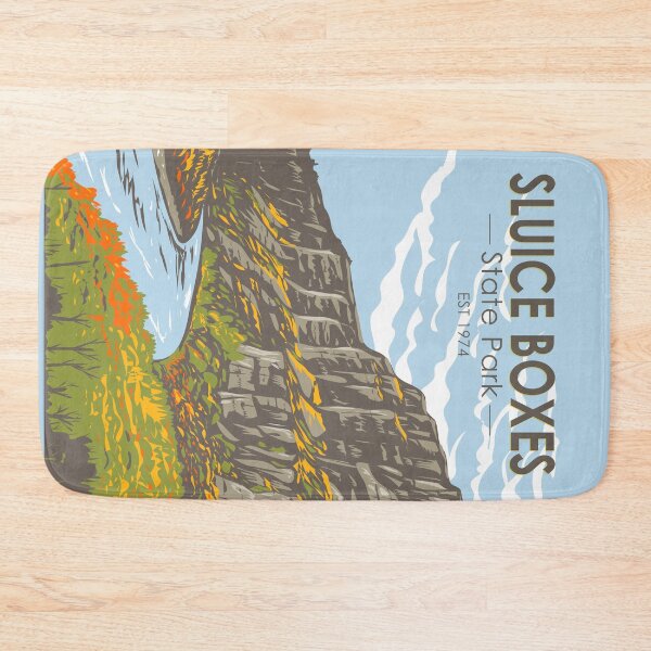 Item preview, Sluice Boxes State Park Montana Vintage designed and sold by KrisSidDesigns.
