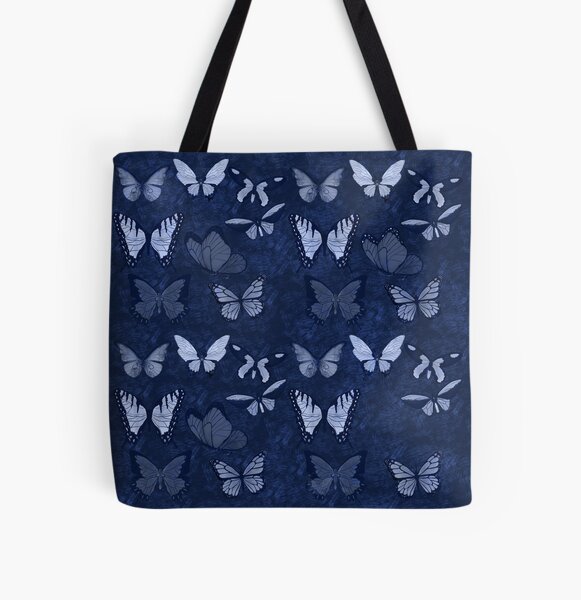 Vista previa del artículo con la obra «Mariposas en azul», diseñado y vendido por Marikberghs.