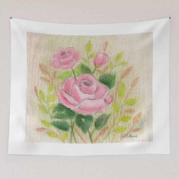 Aperçu de l'œuvre Rose rose créée et vendue par RSanaArt.