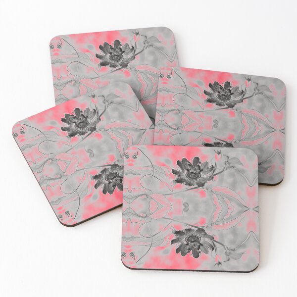 Item preview, Passion Flower Vine Black Calm Sleep designed and sold by SpiritGifts.
