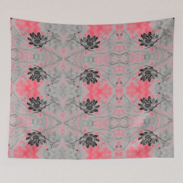 Item preview, Passion Flower Vine Black Calm Sleep designed and sold by SpiritGifts.