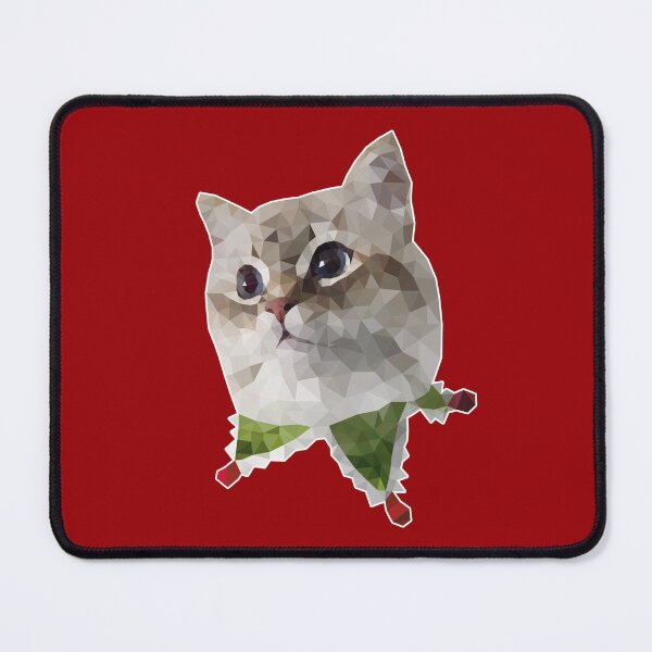 Item preview, Low Poly Christmas Cat designed and sold by LowPolyGKDesign.