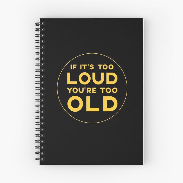 Item preview, If It's Too Loud You're Too Old Funny Music Helmet  designed and sold by sillyquestions.