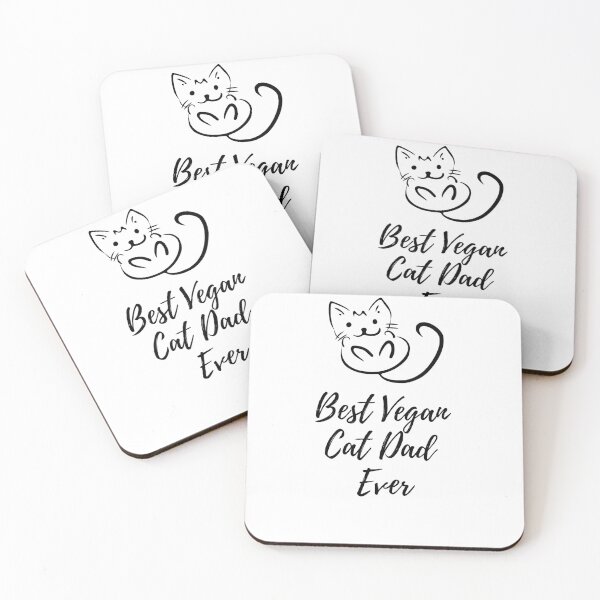 Item preview, Best Vegan Cat Dad Ever designed and sold by Naked-Alien.