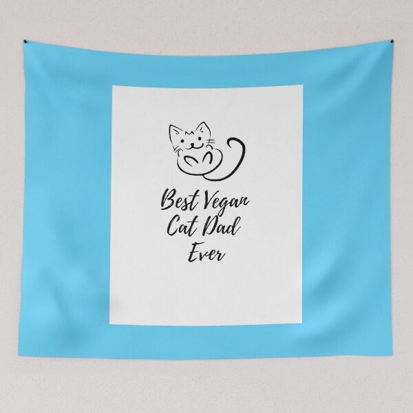 Item preview, Best Vegan Cat Dad Ever designed and sold by Naked-Alien.