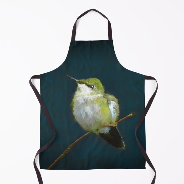 Item preview, Hummingbird Painting - Cute Original Bird Art designed and sold by alpendesigns.
