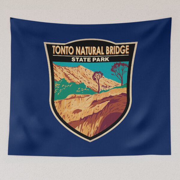 Item preview, Tonto Natural Bridge State Park Arizona Badge designed and sold by KrisSidDesigns.