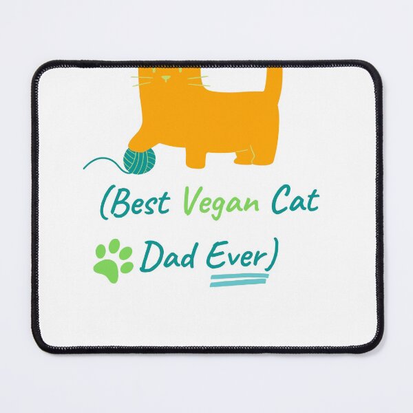 Item preview, Best Vegan Cat Dad Ever designed and sold by Naked-Alien.