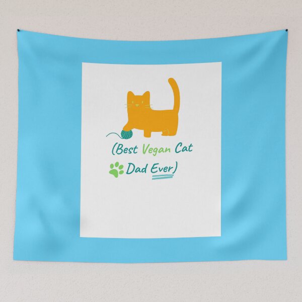 Item preview, Best Vegan Cat Dad Ever designed and sold by Naked-Alien.