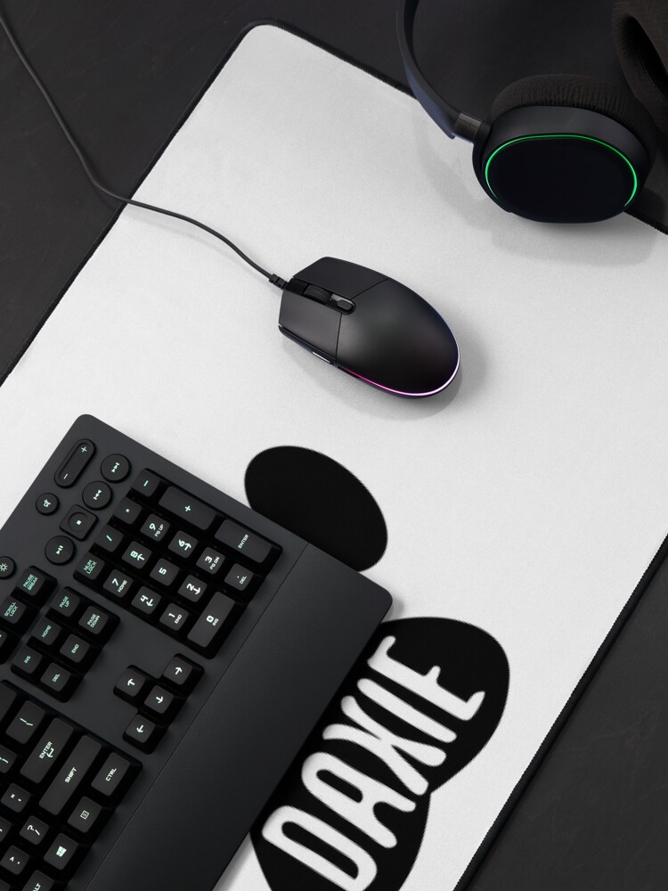 Alternate view of Christmas Daxie Paw Print Seal Mouse Pad