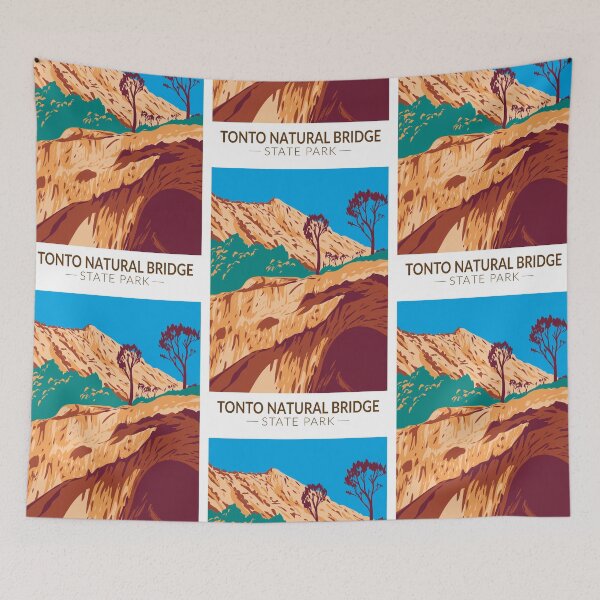 Item preview, Tonto Natural Bridge State Park Arizona Vintage designed and sold by KrisSidDesigns.
